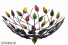 Wholesale Metal Leaves Fruit Tray
