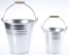 Wholesale Tin Bucket with Wood Handle