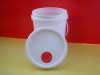Wholesale white round and square Plastic barrel