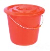 Wholesale HQ0211 12L plastic home bucket with metal handle