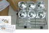 Wholesale spice bottle metal rack,90ml glass bottle with spice plastic cap and metal rack