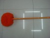 Round microfiber cleaning broom/brush