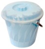 Wholesale plastic light blue water bucket