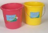 household plastic buckets, pp plastic bucket, water bucket