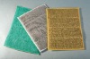 Wholesale microfiber+silver/golden cloths