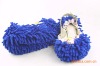 Wholesale microfiber chenille shoe cover for cleaning/chenille mop