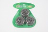 stainless steel scourer with color vegatable card pack