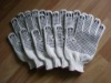 Wholesale cotton pvc dotted gloves