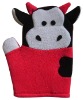 Wholesale terry cow bath mitt