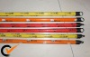 Wholesale colorful design wooden broom handles coated PVC, italian screw
