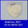 Heart shaped Natural loofah bath pad