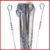 Wholesale 10pcs Galvanized Stainless steel BBQ Skewers