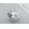 Wholesale fruit gift basket iron wire fruit holder chrome plated fruit holder