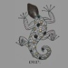 Wholesale Metal decoration with lizard design (CN1070)