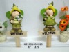 Wholesale Ceramic garden stick for garden decoration
