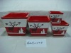 Wholesale square handmade ceramic bowls