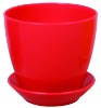 Wholesale Red plastic fashion flower pots