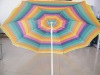 Wholesale colorful advertising beach umbrella