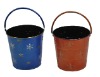 garden metal bucket/garden ornament