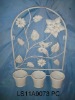 Wholesale White Iron Flower Holder