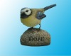 Wholesale Garden Decor (Polyresin bird on rock)