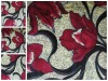 Wholesale polyester printed high velour (upholstery fabric)