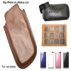 Wholesale Promotional Fashion leather cell phone case