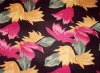 printed velvet fabric / microfiber fabric
