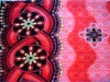 Wholesale 100% polyester printed embossed high velour