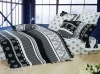 reactive print quilt/duvet cover/sheet set