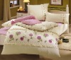 Wholesale microfiber , 100%polyester printing bedding set