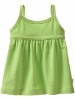 Wholesale 100%cotton green baby vest, baby garment