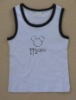cotton cute print baby boys vest,baby wear,baby garment