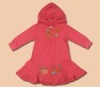Wholesale fabric leather fur baby Infant Toddlers Mimi & Maggie Hot Pink English Garden Dress bibs Clothing dress baby sleeping bags