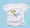 Wholesale bamboo child t-shirs / baby girl's t-shirt