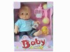 Wholesale Soft plastic boy dolls with Two-color shirt