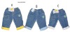 Wholesale winter baby denim pant with polarfleece lining