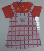 Wholesale Girls braces skirt 2pcs set