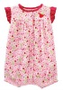 Wholesale Short Sleeves Cotton Baby Rompers with Allover Printings