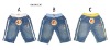 Wholesale winter baby boy denim pant with polarfleece lining