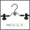 Wholesale antislip baby pants hanger FA18 non-slipe trousers hanger