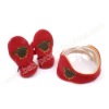 Wholesale Polar Fleece Baby Ear Warmer And Glove Set Model:RE1113