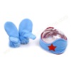 Wholesale Polar Fleece Baby Ear Warmer And Glove Set Model:RE1112