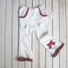 Wholesale 2011 cute white cotton girls pants