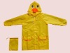 Wholesale polyester kids rain jacket