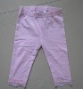 cute pink cotton baby pants,baby garment