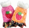 Wholesale dog clothes/Strawberry coat