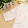 Neonatal suit safe natural with belt rope cotton