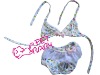 Wholesale dog clothes colourful bikini swimwear