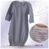 Wholesale baby clothes Cotton baby night gown packed with opp bag